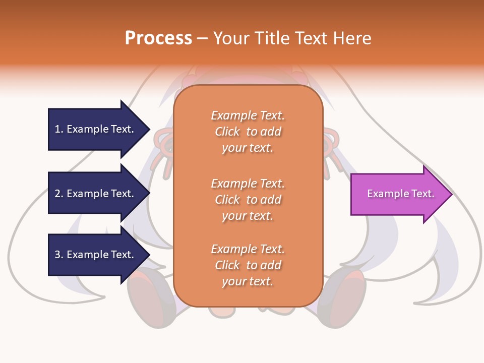 A Cartoon Girl With A Purple Hat And Sunglasses PowerPoint Template