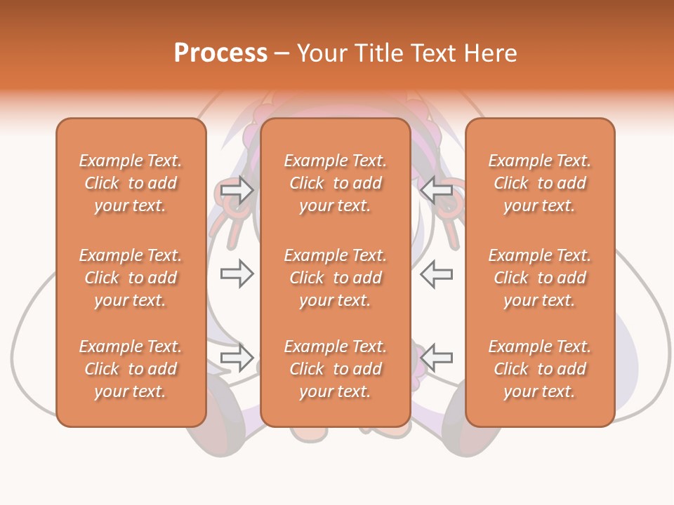 A Cartoon Girl With A Purple Hat And Sunglasses PowerPoint Template