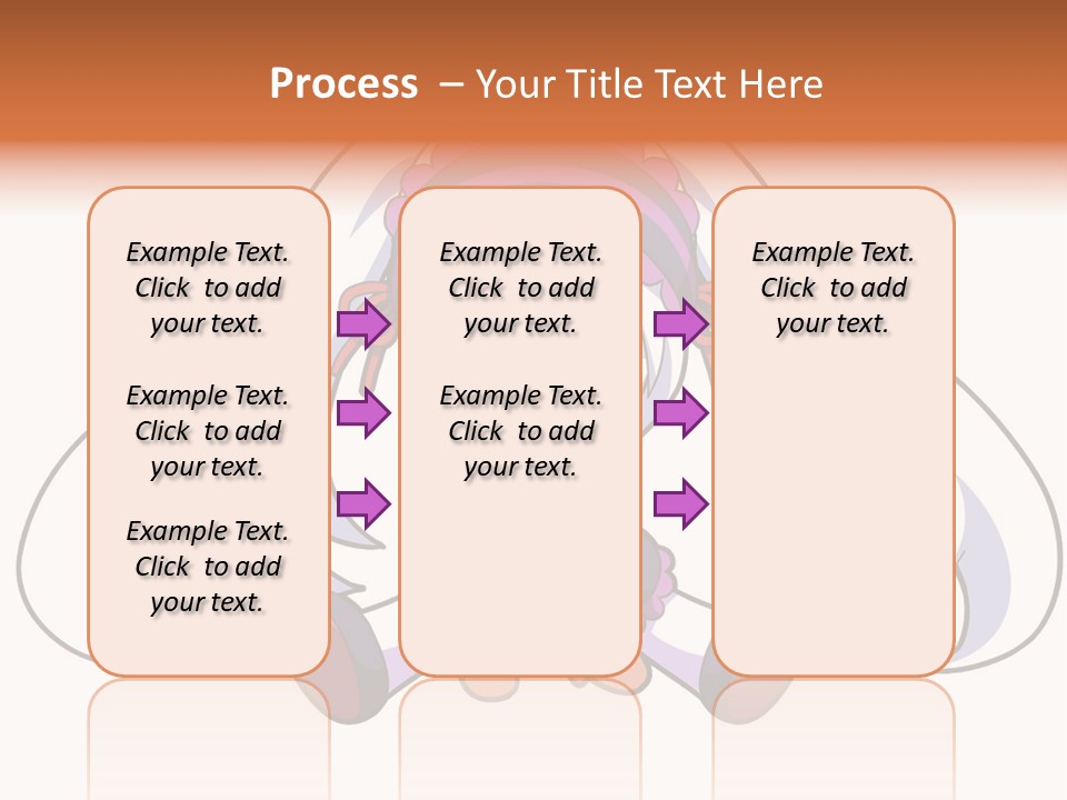 A Cartoon Girl With A Purple Hat And Sunglasses PowerPoint Template