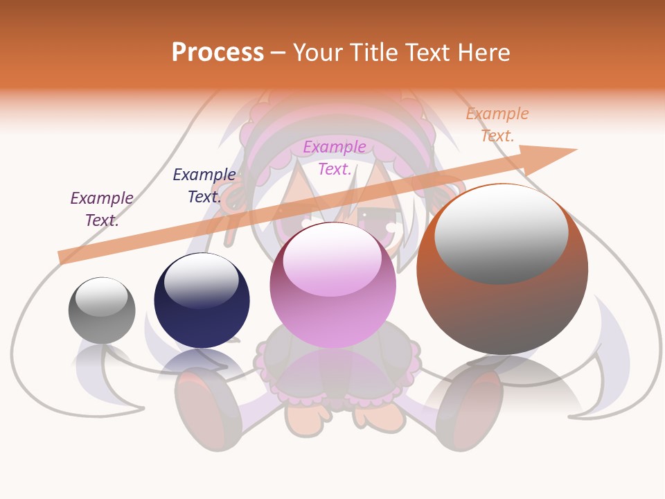 A Cartoon Girl With A Purple Hat And Sunglasses PowerPoint Template