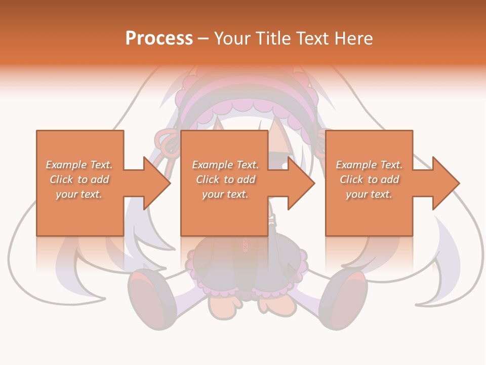 A Cartoon Girl With A Purple Hat And Sunglasses PowerPoint Template