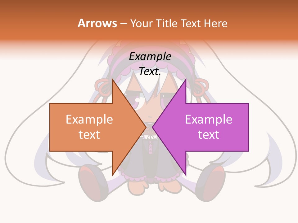 A Cartoon Girl With A Purple Hat And Sunglasses PowerPoint Template