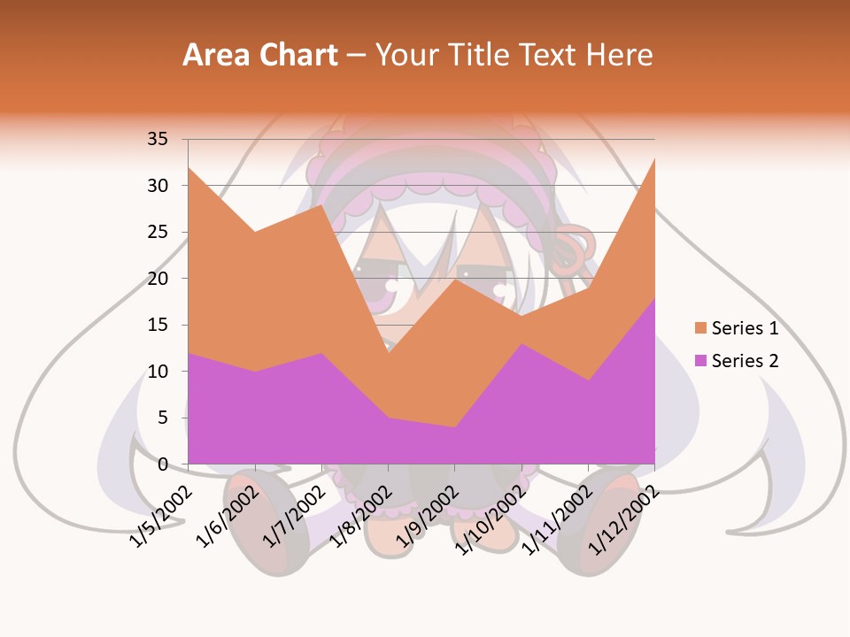 A Cartoon Girl With A Purple Hat And Sunglasses PowerPoint Template