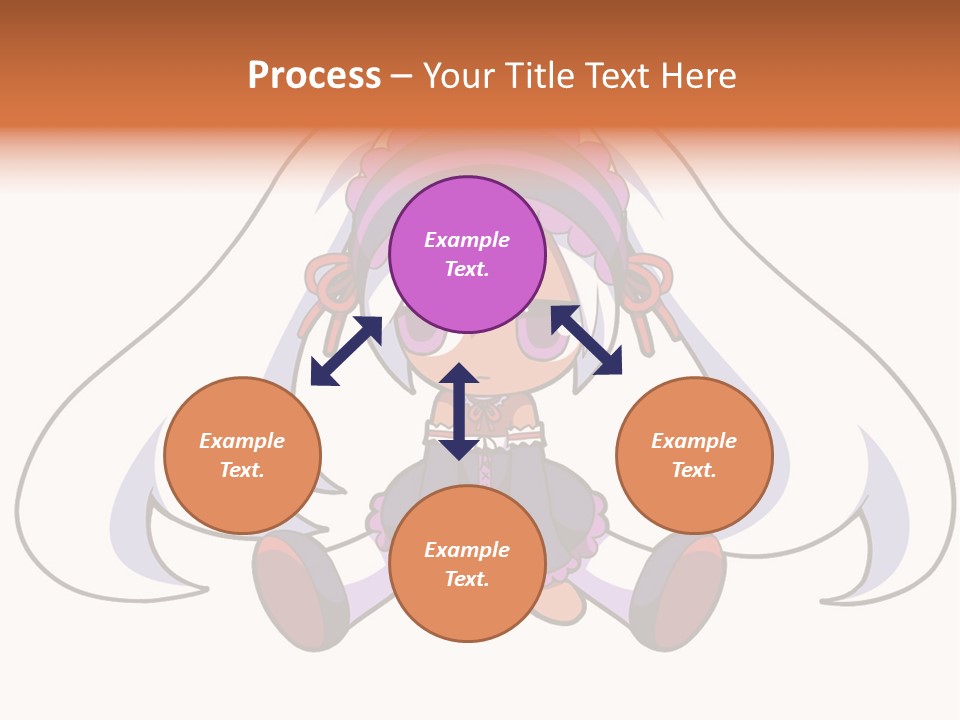 A Cartoon Girl With A Purple Hat And Sunglasses PowerPoint Template