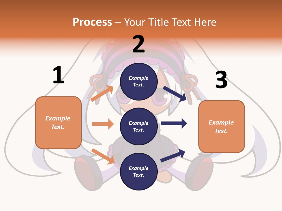 A Cartoon Girl With A Purple Hat And Sunglasses PowerPoint Template