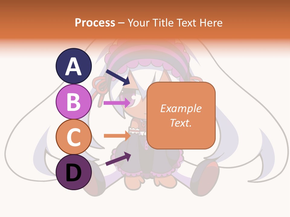 A Cartoon Girl With A Purple Hat And Sunglasses PowerPoint Template