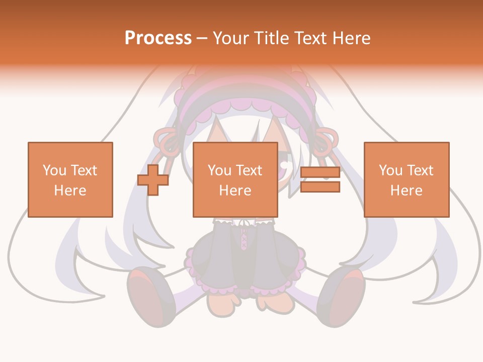 A Cartoon Girl With A Purple Hat And Sunglasses PowerPoint Template