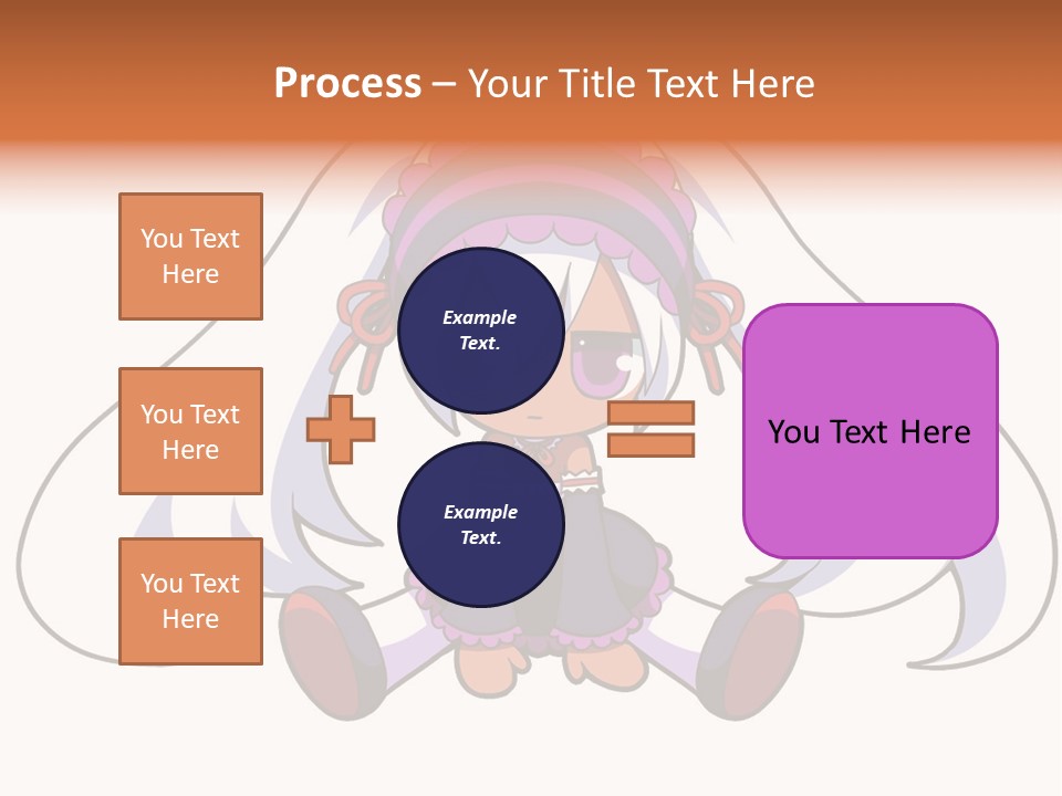 A Cartoon Girl With A Purple Hat And Sunglasses PowerPoint Template