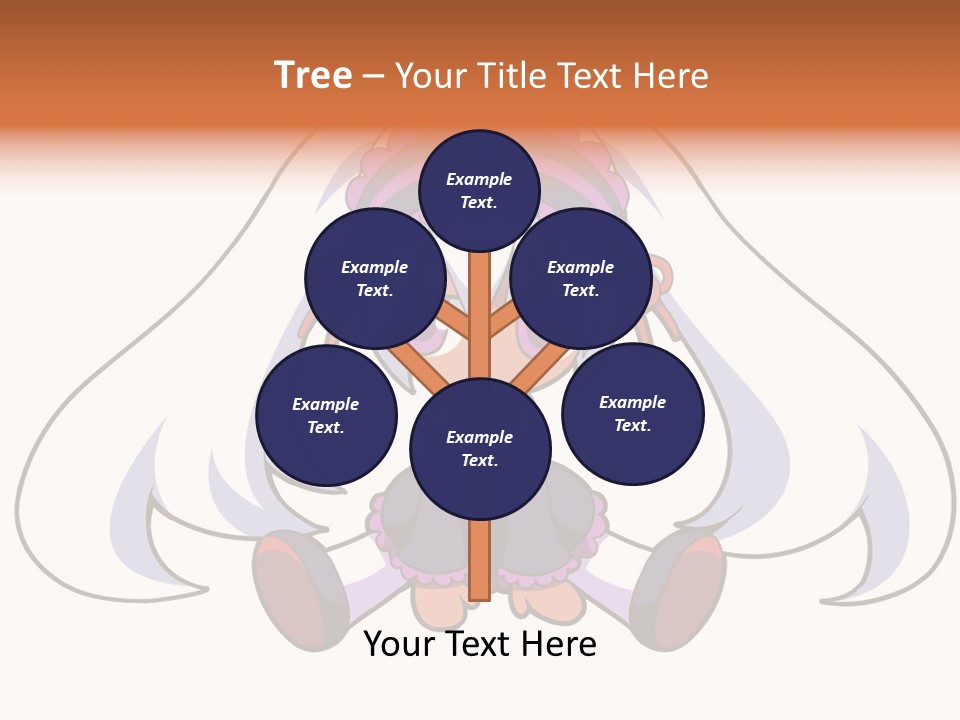 A Cartoon Girl With A Purple Hat And Sunglasses PowerPoint Template