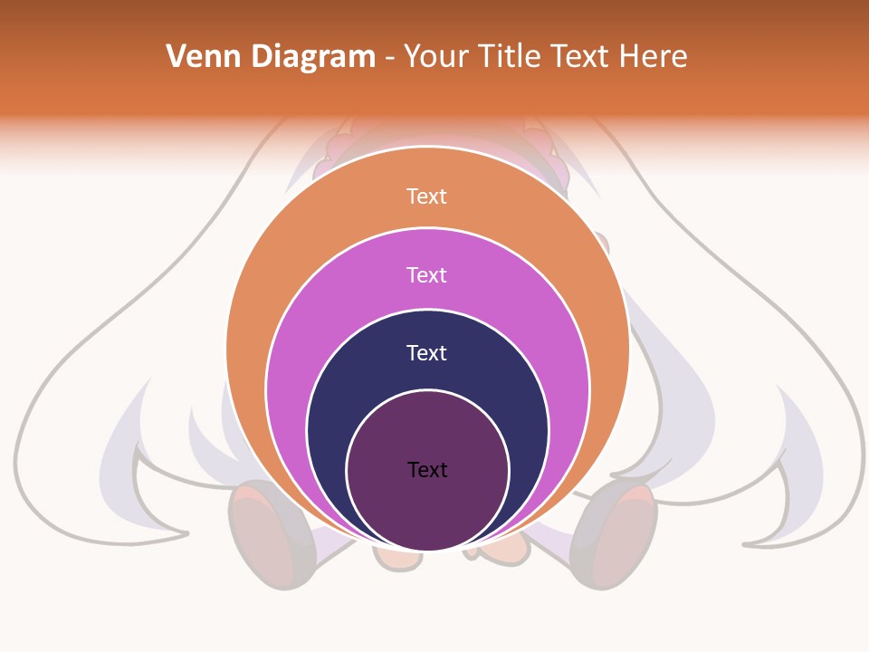 A Cartoon Girl With A Purple Hat And Sunglasses PowerPoint Template