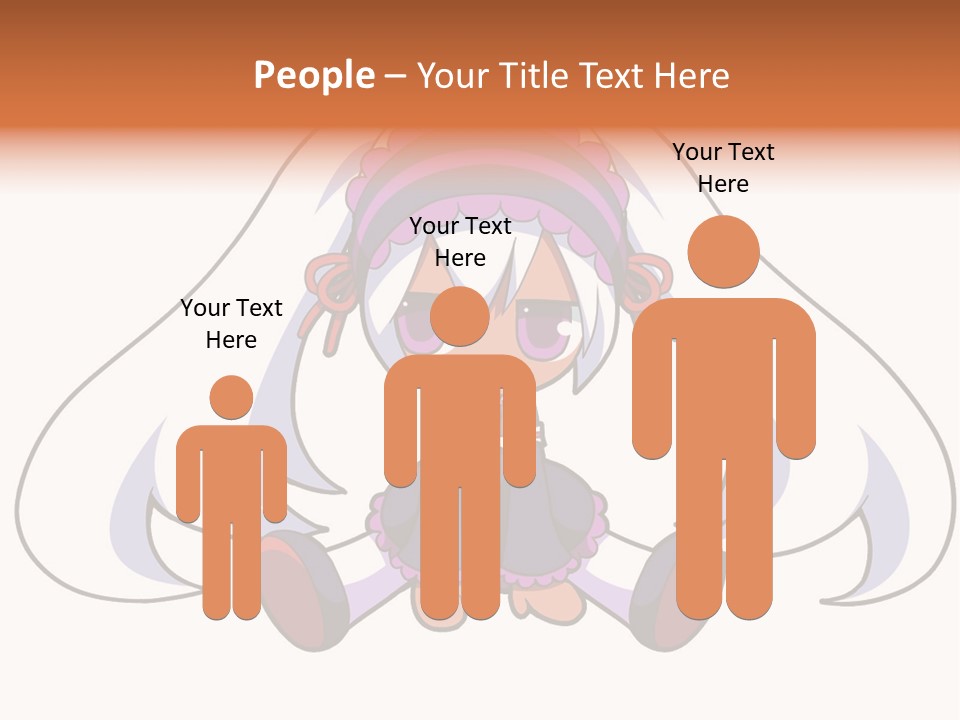 A Cartoon Girl With A Purple Hat And Sunglasses PowerPoint Template