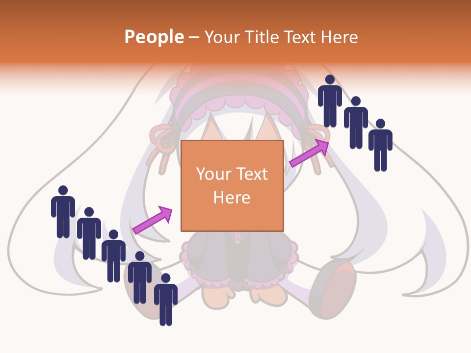 A Cartoon Girl With A Purple Hat And Sunglasses PowerPoint Template