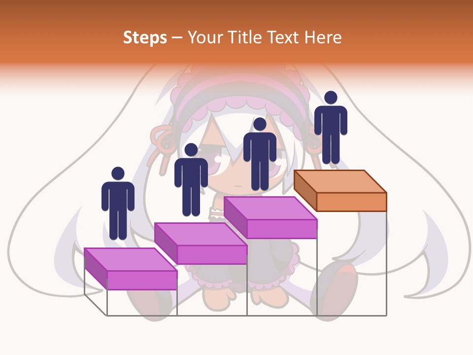 A Cartoon Girl With A Purple Hat And Sunglasses PowerPoint Template