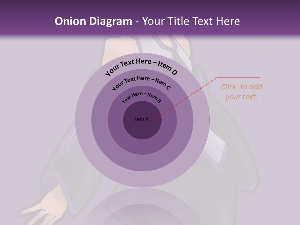 A Woman In A Short Skirt And Boots Is Standing In Front Of A Purple Background PowerPoint Template