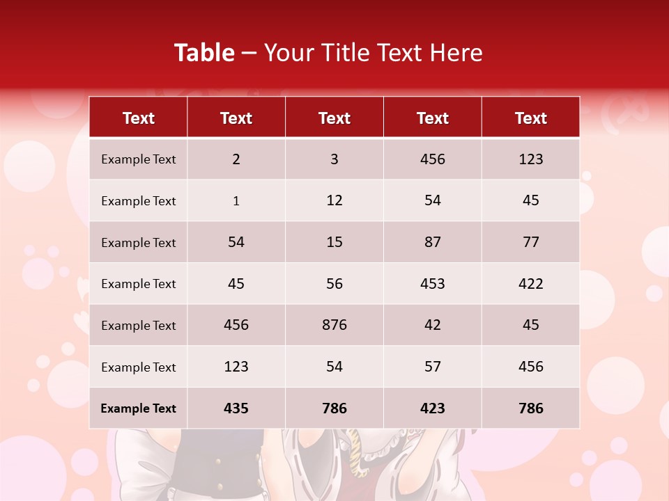 A Group Of Anime Girls Standing Next To Each Other PowerPoint Template