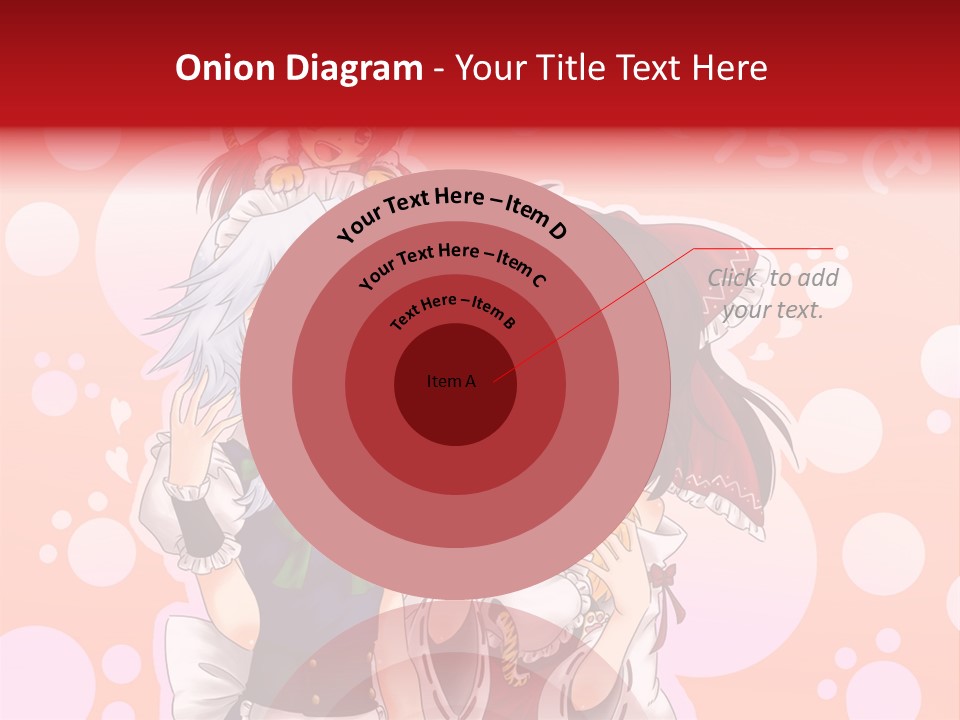 A Group Of Anime Girls Standing Next To Each Other PowerPoint Template