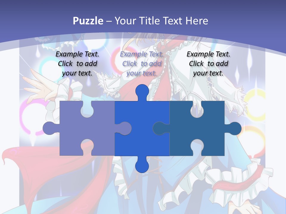 A Woman In A Blue Dress Is Holding A Cat PowerPoint Template