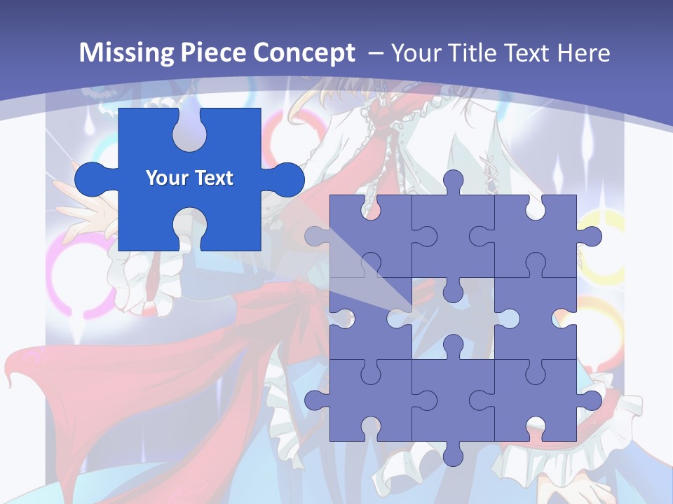 A Woman In A Blue Dress Is Holding A Cat PowerPoint Template