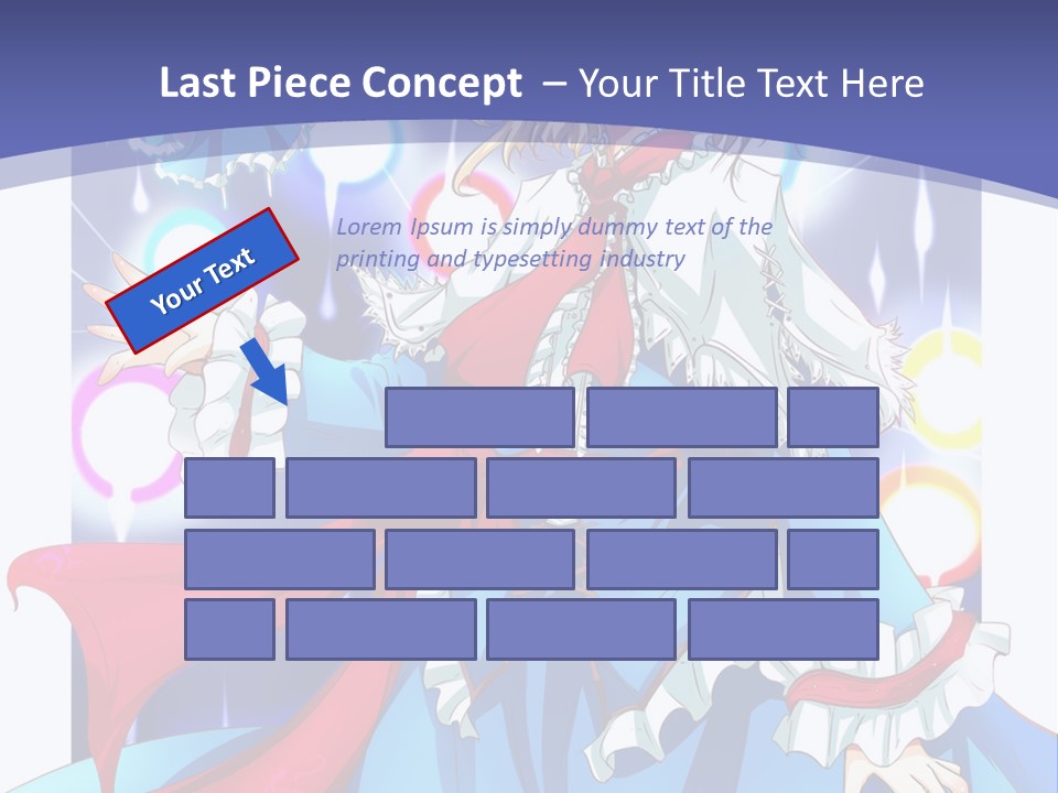 A Woman In A Blue Dress Is Holding A Cat PowerPoint Template