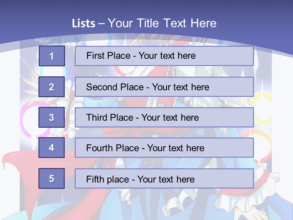 A Woman In A Blue Dress Is Holding A Cat PowerPoint Template