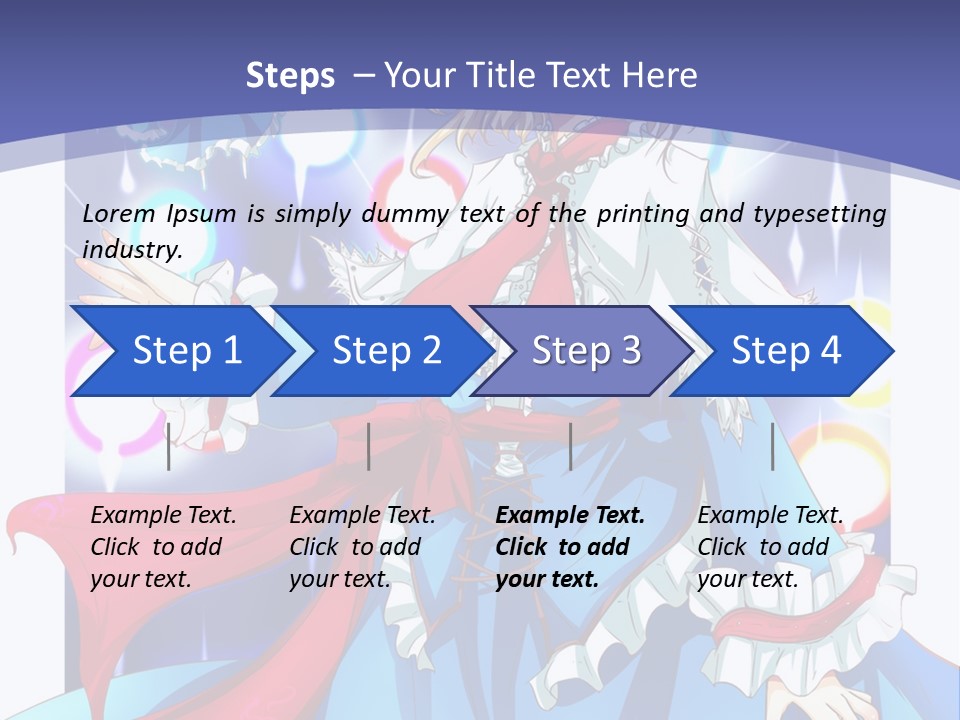 A Woman In A Blue Dress Is Holding A Cat PowerPoint Template