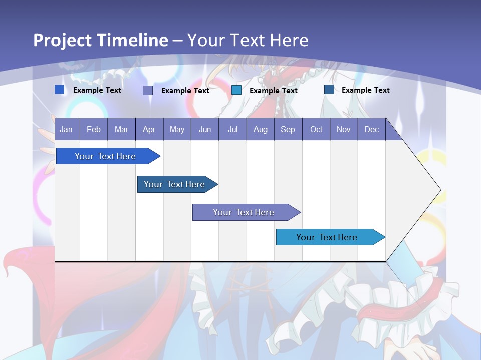 A Woman In A Blue Dress Is Holding A Cat PowerPoint Template