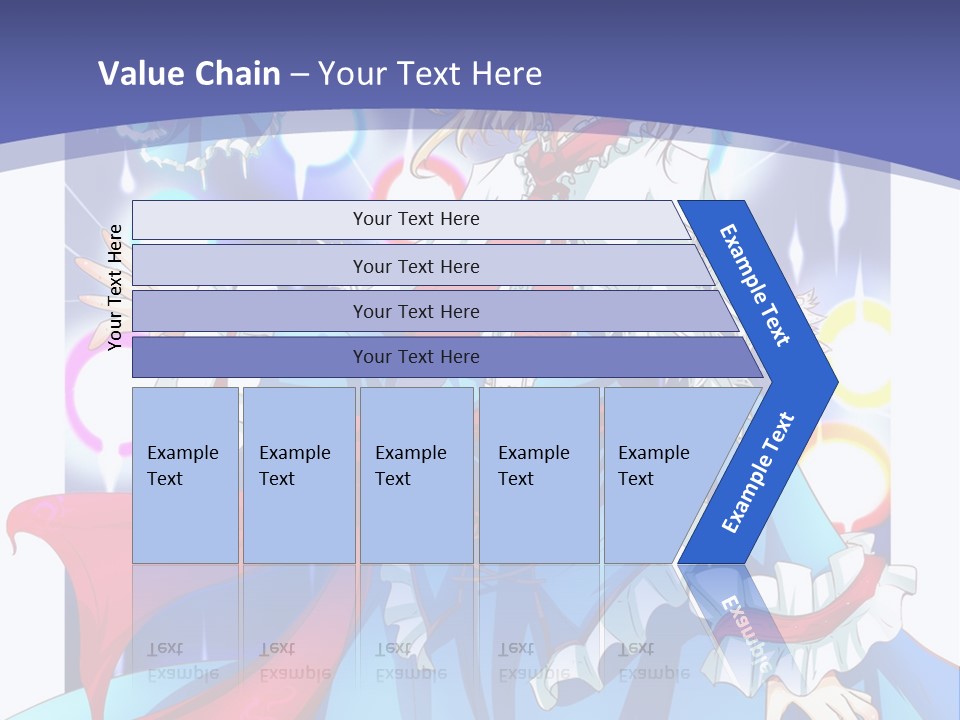 A Woman In A Blue Dress Is Holding A Cat PowerPoint Template