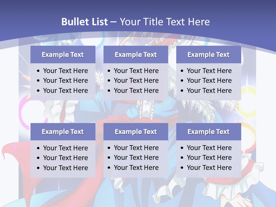 A Woman In A Blue Dress Is Holding A Cat PowerPoint Template