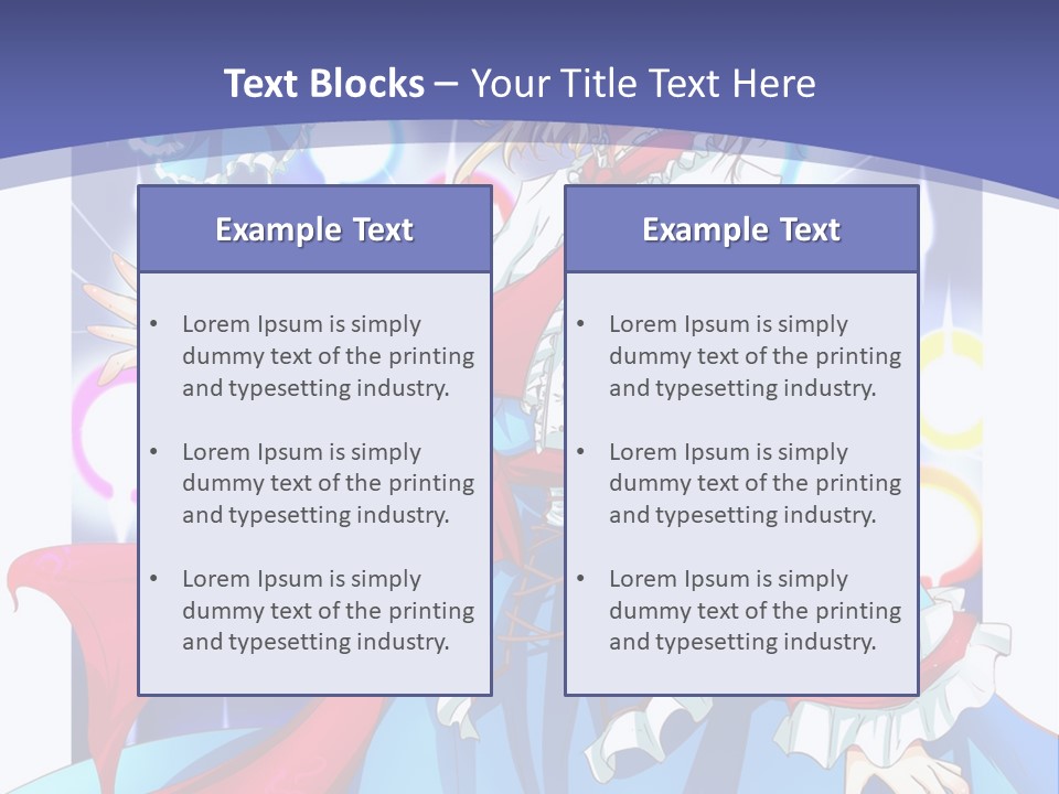 A Woman In A Blue Dress Is Holding A Cat PowerPoint Template