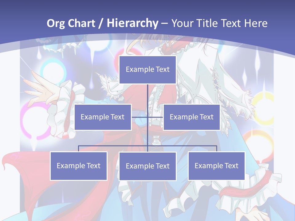 A Woman In A Blue Dress Is Holding A Cat PowerPoint Template