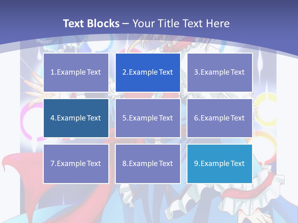 A Woman In A Blue Dress Is Holding A Cat PowerPoint Template