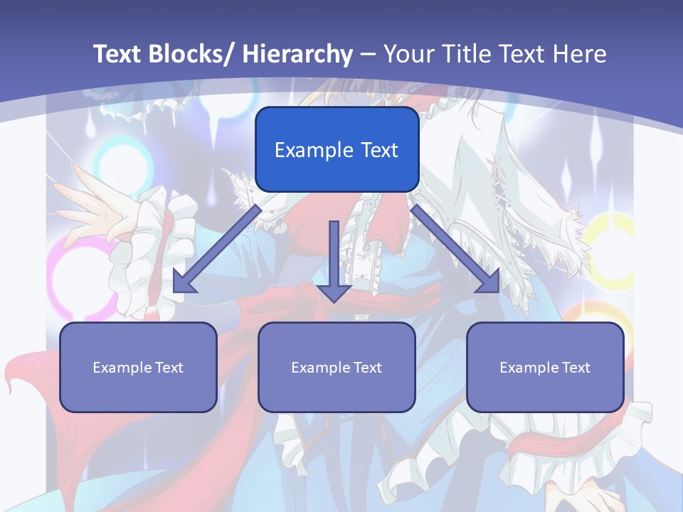 A Woman In A Blue Dress Is Holding A Cat PowerPoint Template