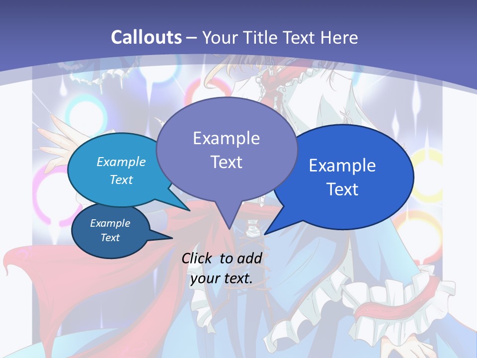 A Woman In A Blue Dress Is Holding A Cat PowerPoint Template