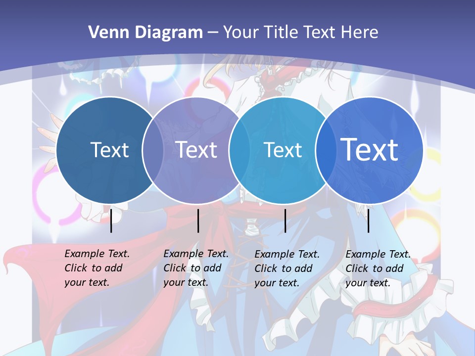 A Woman In A Blue Dress Is Holding A Cat PowerPoint Template