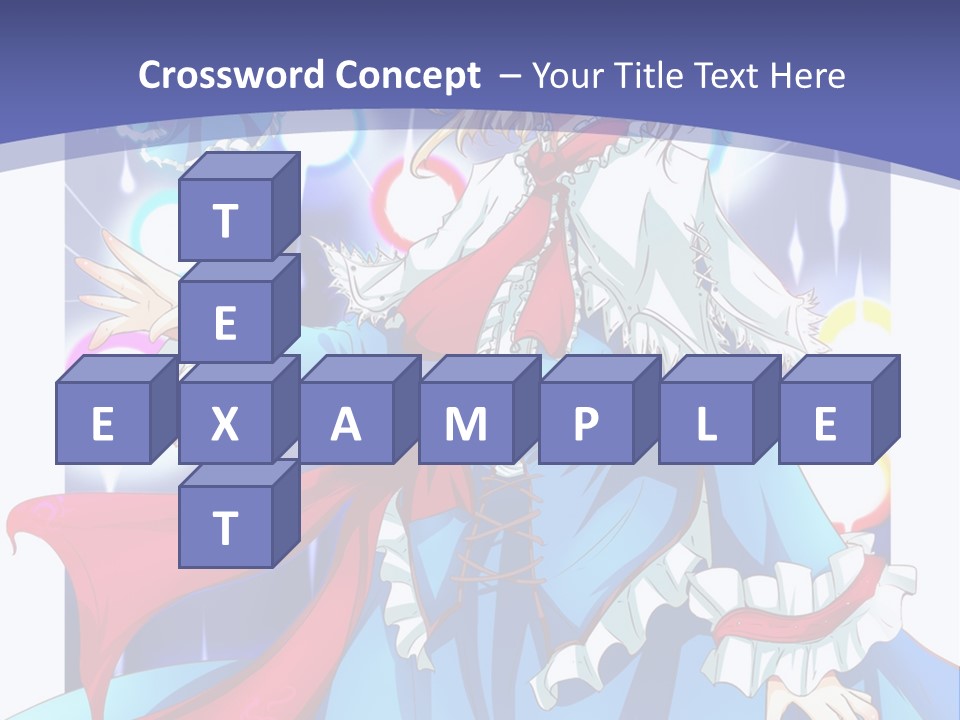 A Woman In A Blue Dress Is Holding A Cat PowerPoint Template