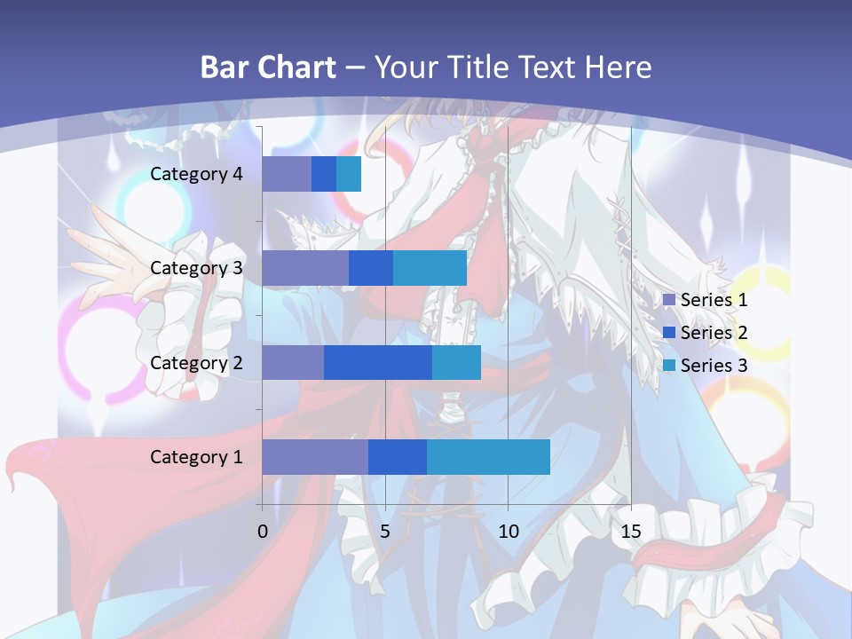 A Woman In A Blue Dress Is Holding A Cat PowerPoint Template