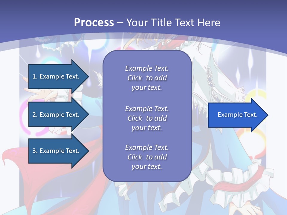 A Woman In A Blue Dress Is Holding A Cat PowerPoint Template