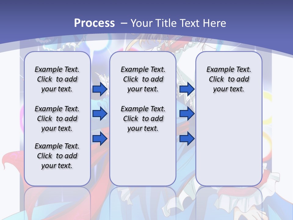 A Woman In A Blue Dress Is Holding A Cat PowerPoint Template