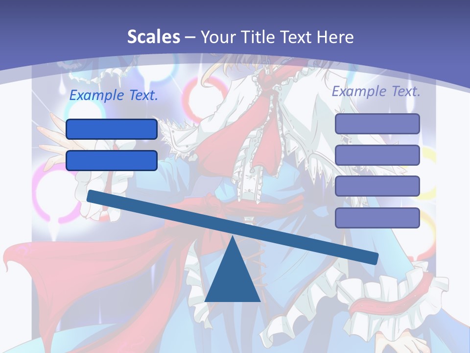 A Woman In A Blue Dress Is Holding A Cat PowerPoint Template