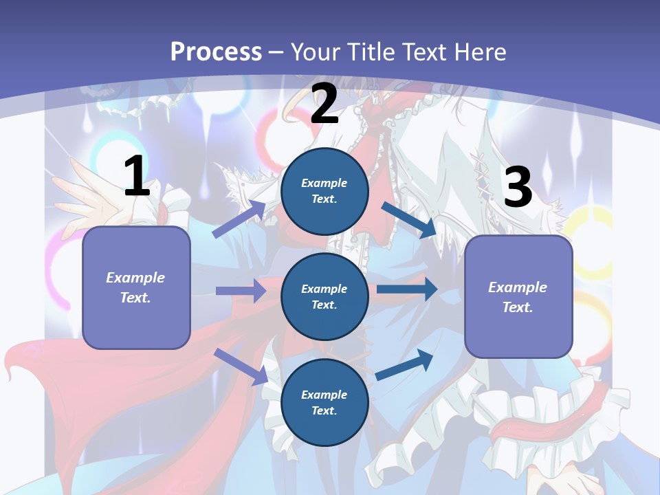 A Woman In A Blue Dress Is Holding A Cat PowerPoint Template