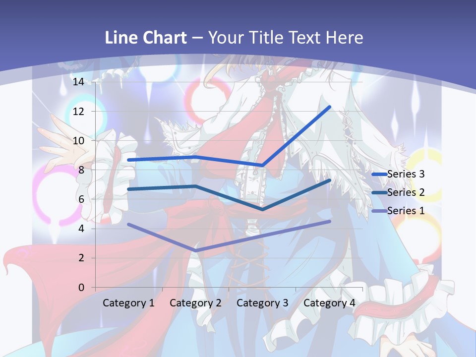 A Woman In A Blue Dress Is Holding A Cat PowerPoint Template