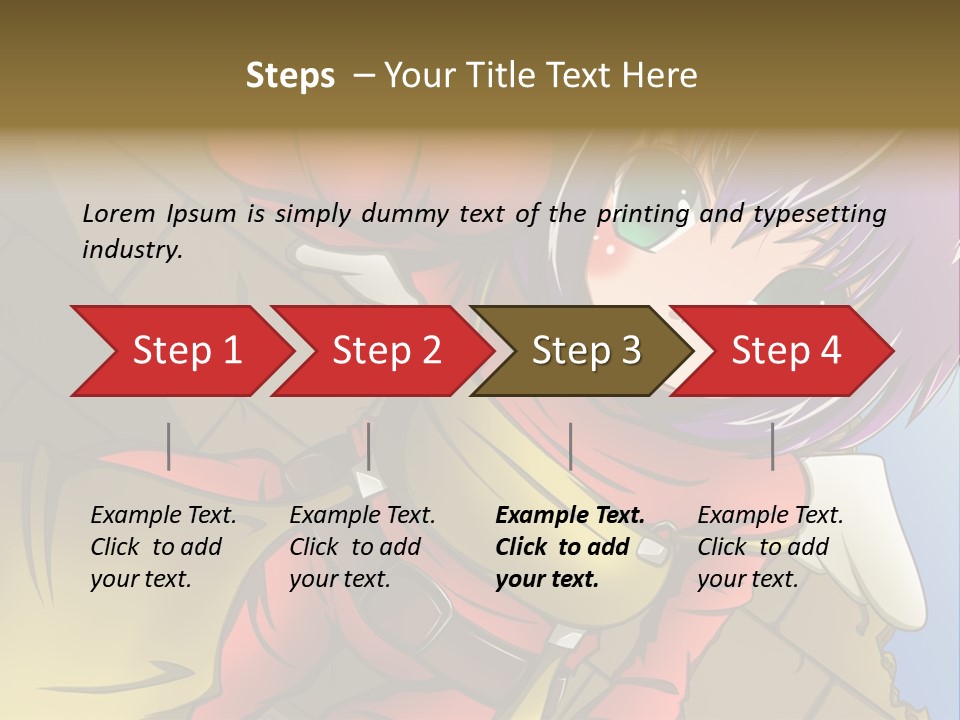 A Woman With Purple Hair And Green Eyes Is Standing In Front Of A Brick Wall PowerPoint Template