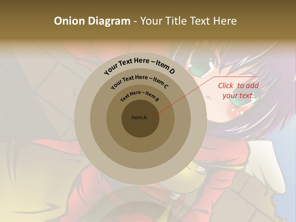 A Woman With Purple Hair And Green Eyes Is Standing In Front Of A Brick Wall PowerPoint Template