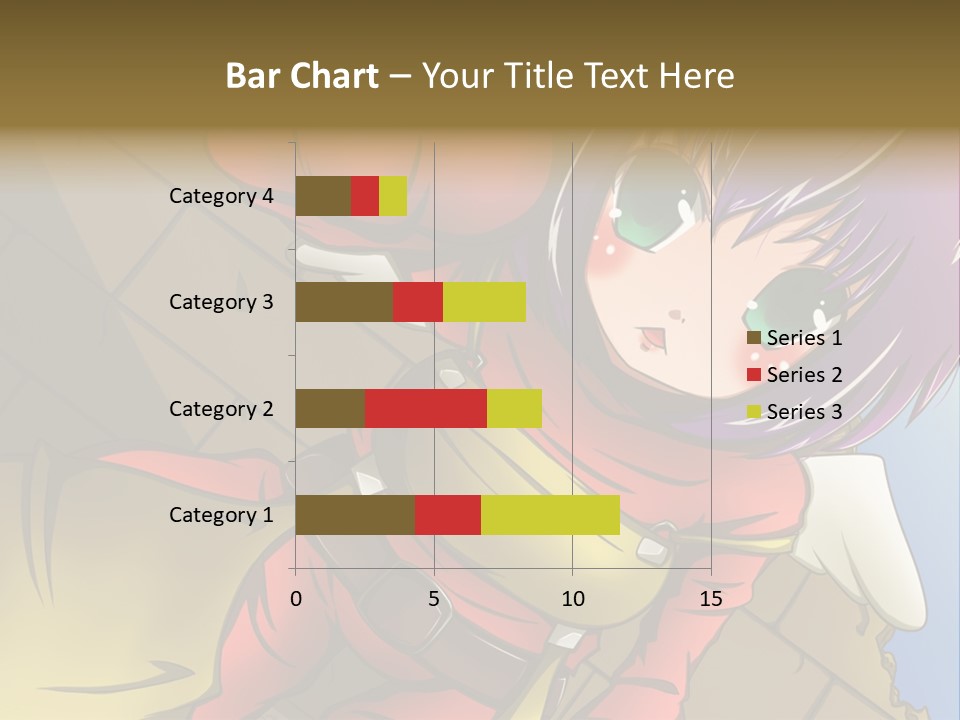 A Woman With Purple Hair And Green Eyes Is Standing In Front Of A Brick Wall PowerPoint Template