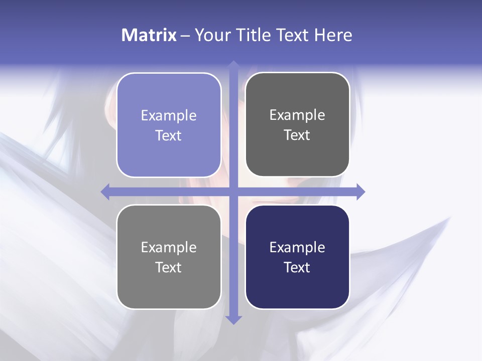 A Anime Character With A Sword In His Hand PowerPoint Template