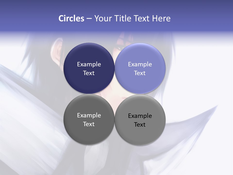 A Anime Character With A Sword In His Hand PowerPoint Template