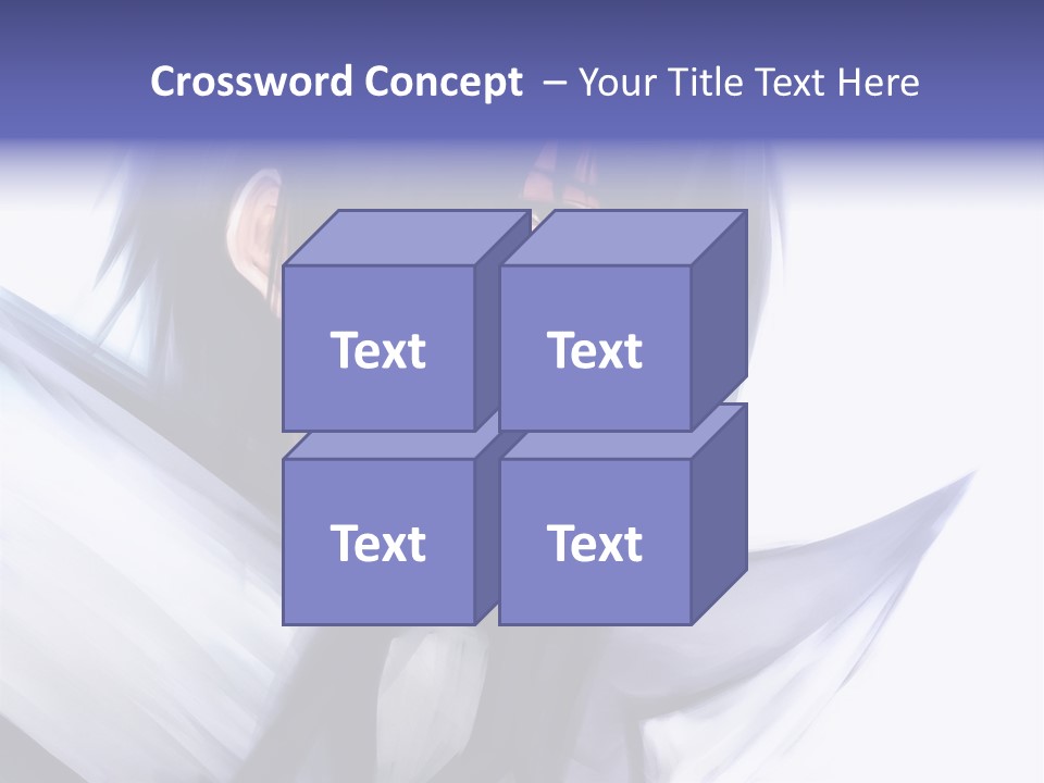 A Anime Character With A Sword In His Hand PowerPoint Template