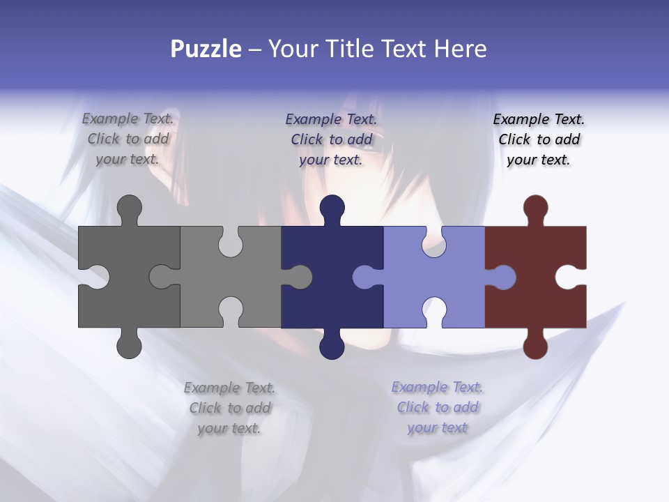 A Anime Character With A Sword In His Hand PowerPoint Template