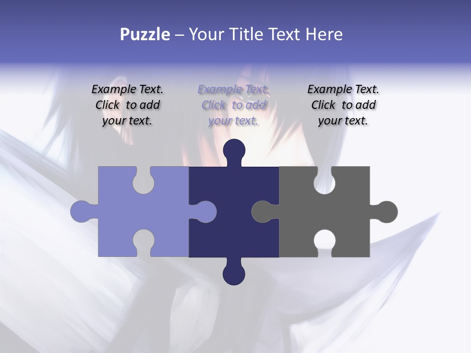 A Anime Character With A Sword In His Hand PowerPoint Template