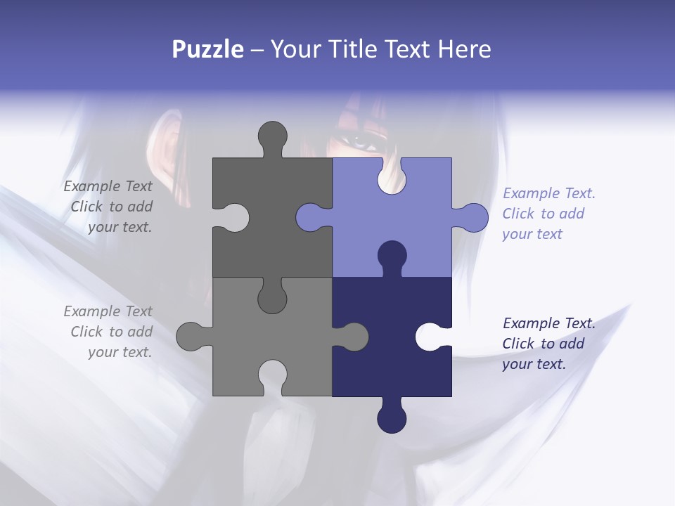 A Anime Character With A Sword In His Hand PowerPoint Template